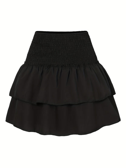 Variant image for Damen-Rock, Casual, Kapsel-Saum, Polyester, tropisches Muster-16