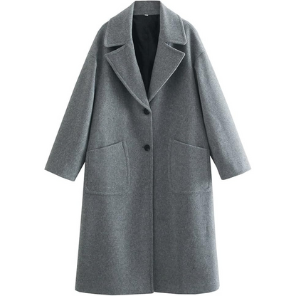 Damen-elegante Mantel, aus hochwertiger Wollmischung-4