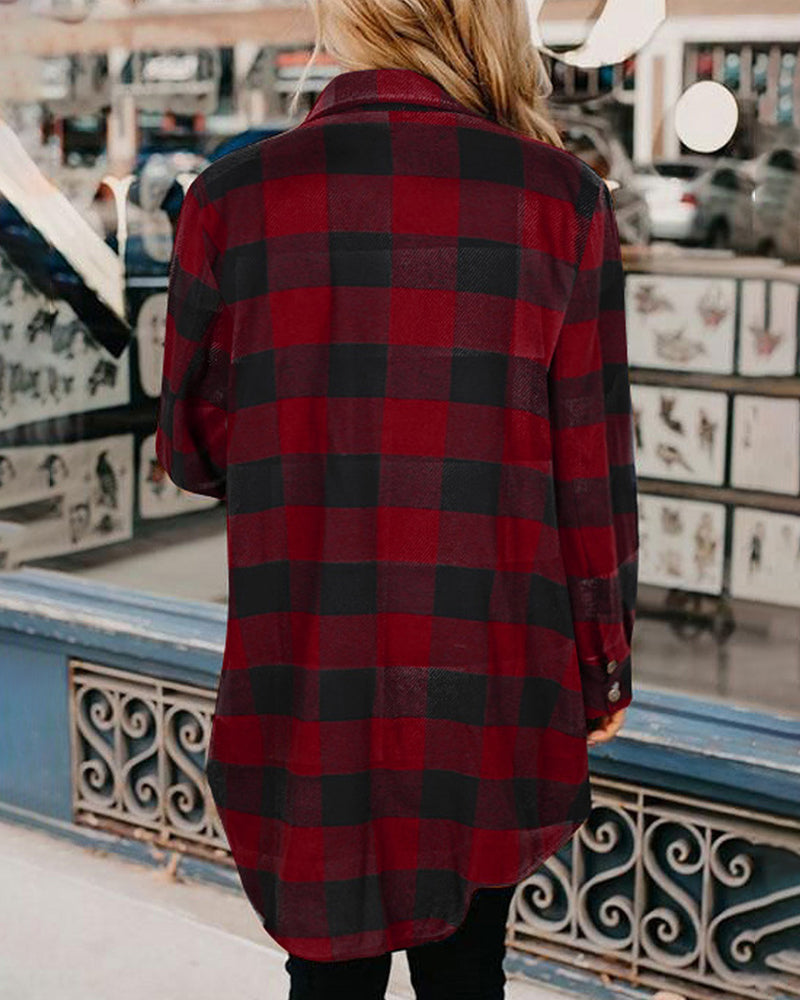 Damen-Mantel Lange Ärmel Polyester Wintermantel-5