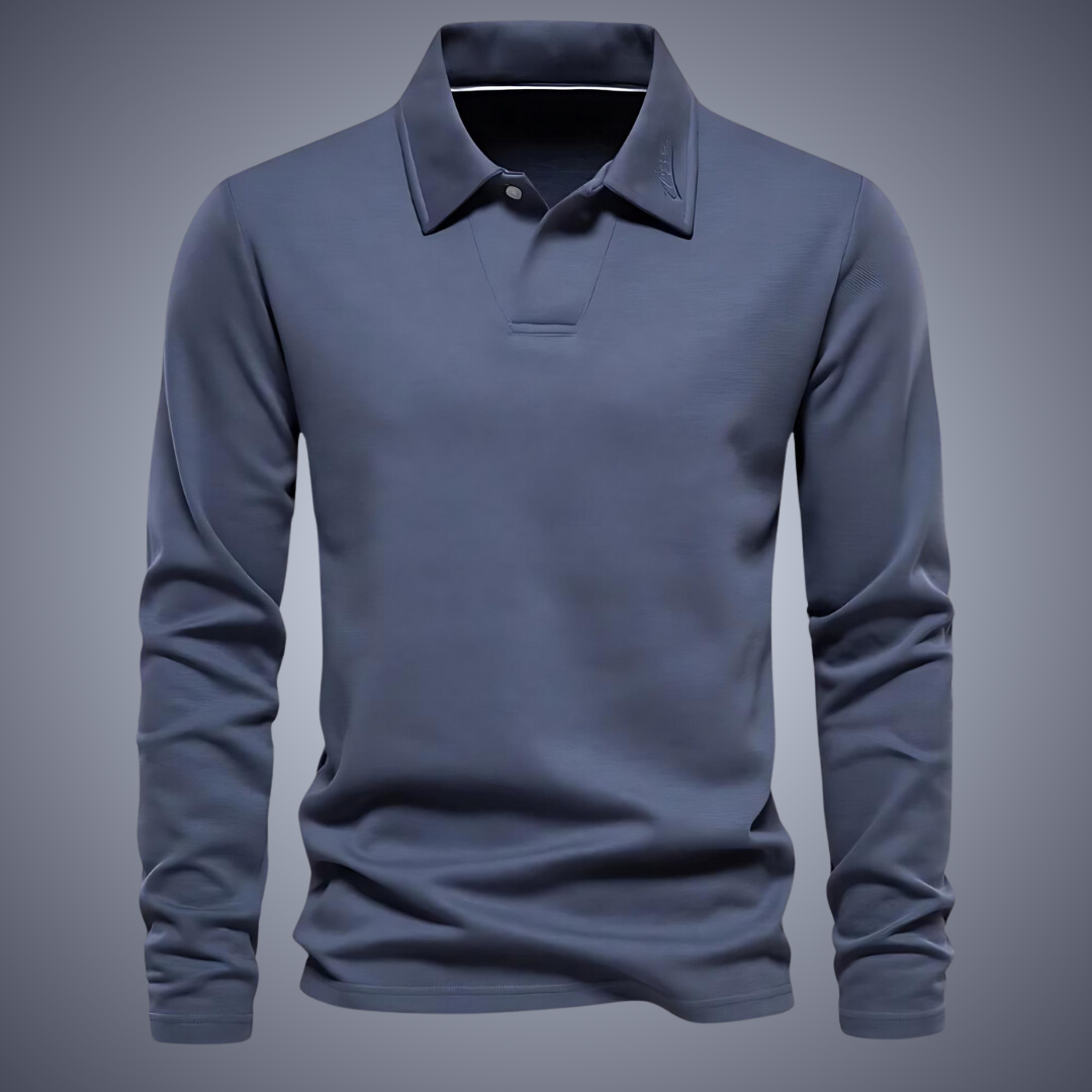 Variant image for Herren-Freizeitpoloshirt, klassische Baumwolle, lässige Passform-1