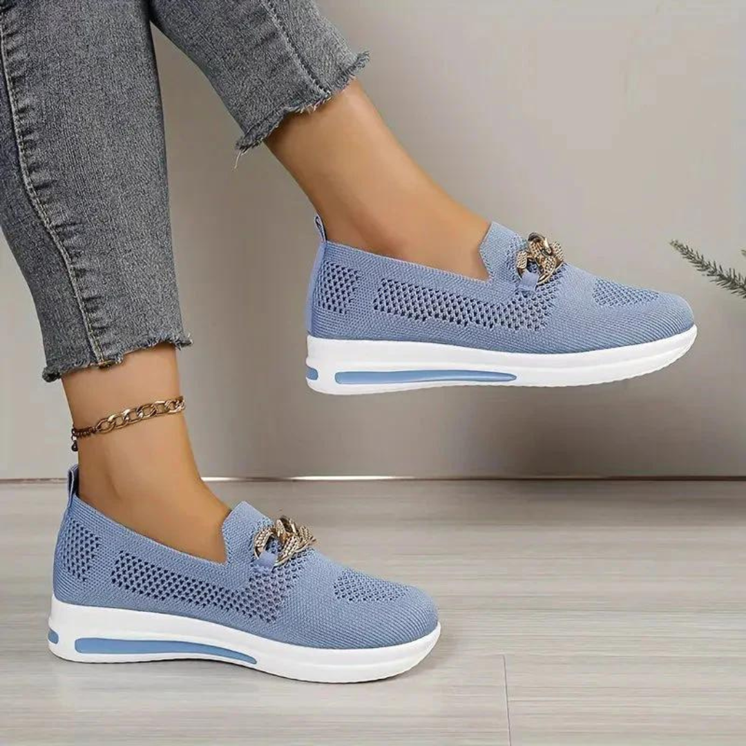 Damen-Sneaker, Slip-On, atmungsaktives Netzmaterial 3