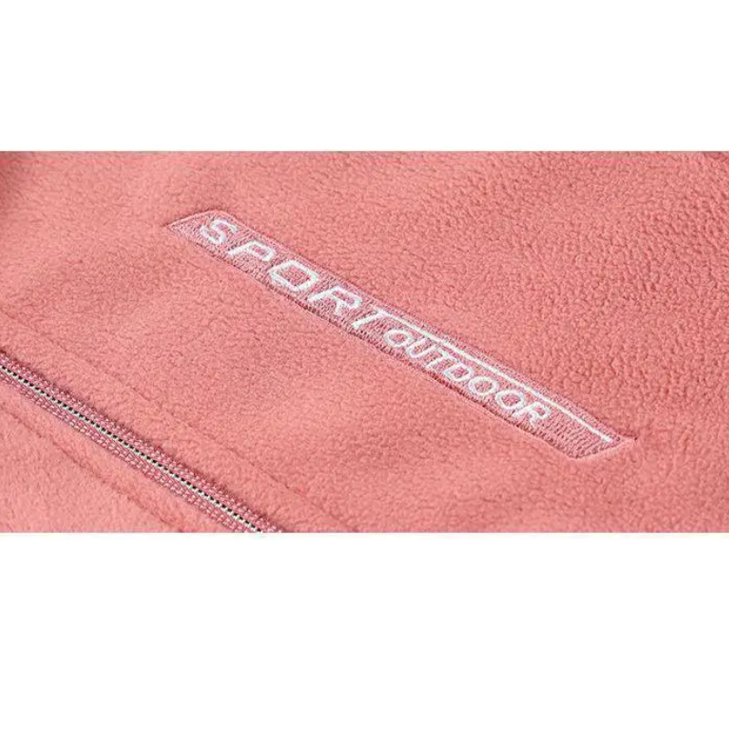 Damenjacke Leicht Fleece mit Reißverschluss für Outdoor-Aktivitäten-3