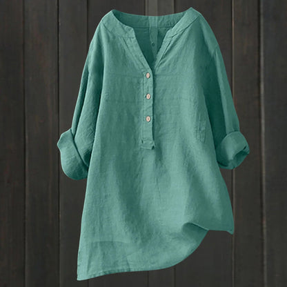 Damenbluse vielseitig mit Knopfleiste Polyester-2