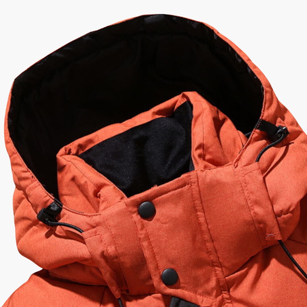 Herren Daunenjacke Isolierend Wetterbeständig Synthetisches Design-4