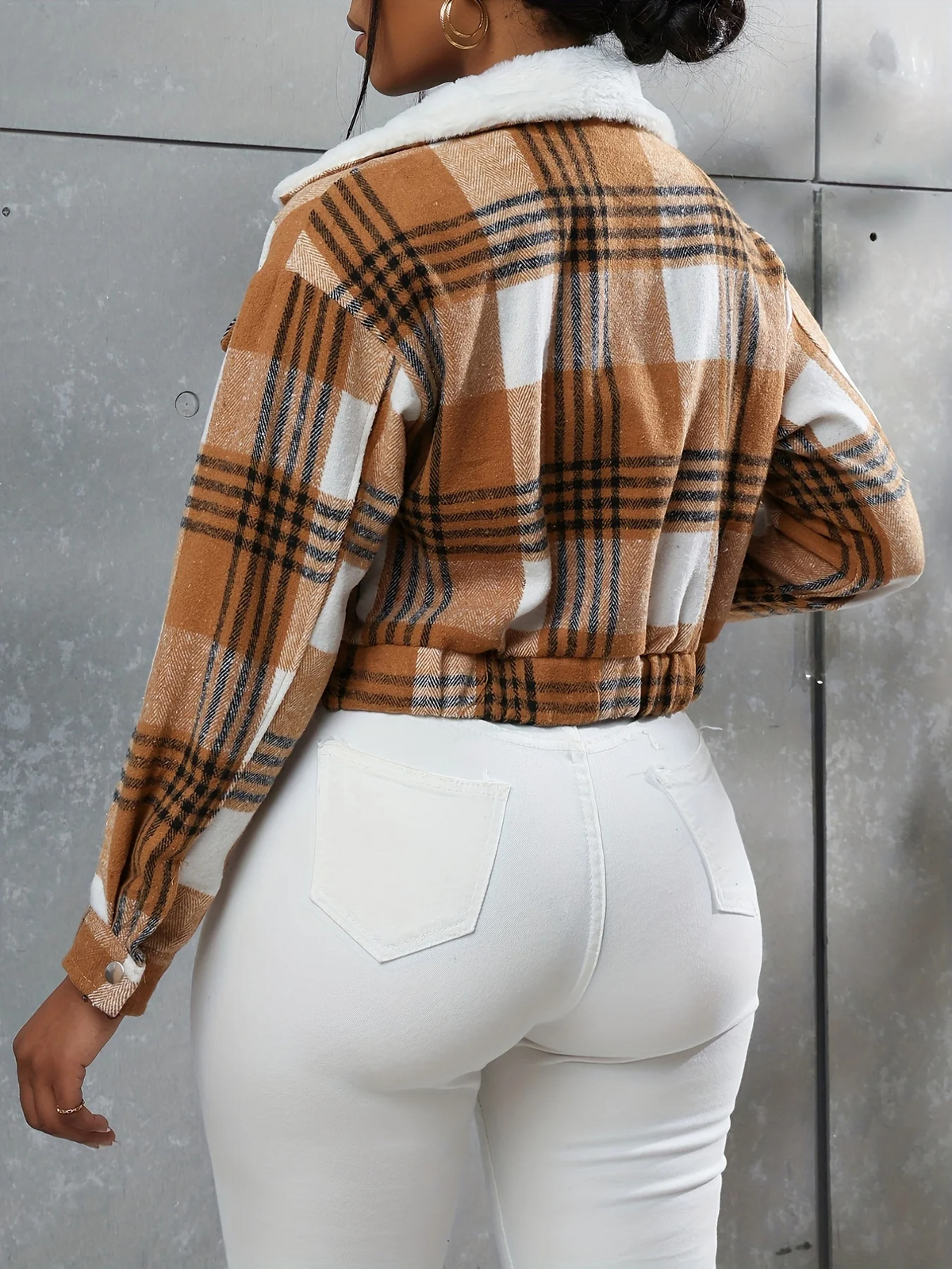 Damenjacke Bomber Winter Wärme Hochwertiges Material-3
