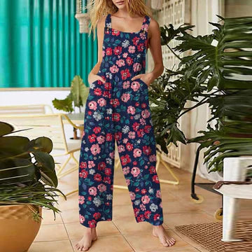 Damen-Monokleid, Blumenmuster, hochwertiger Stoff 4
