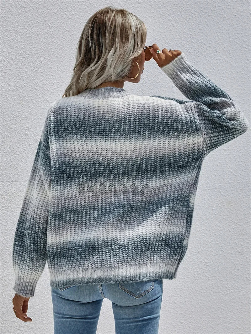 Damen-Strickpullover, trendiges weiches Acryl-2