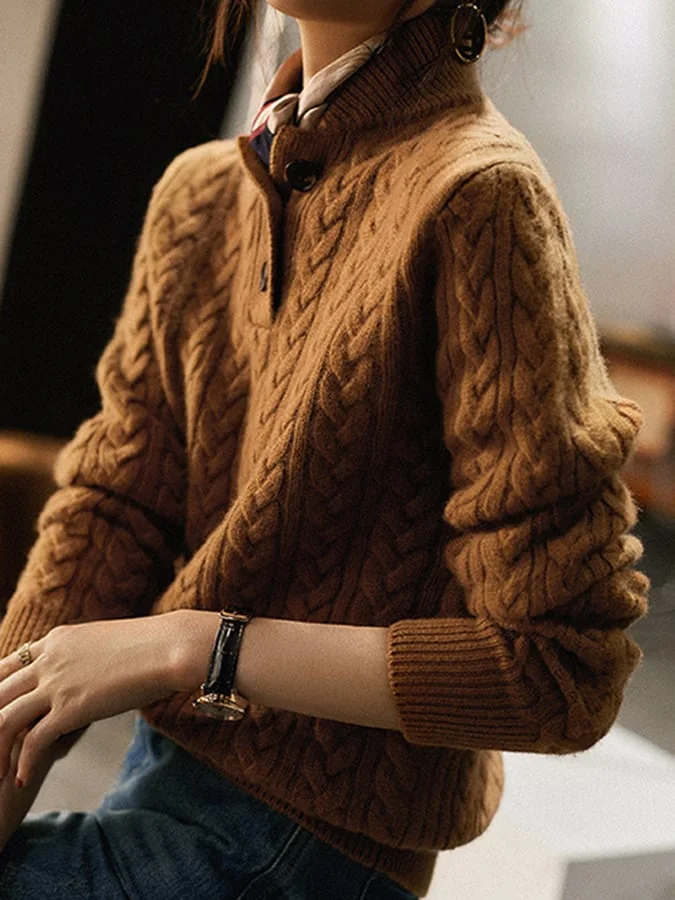 Damen-Strickpullover, lässiges Design, weiche Qualität-2