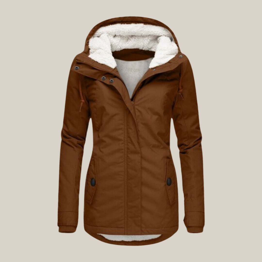 Damen-Steppjacke aus wasserabweisendem Material mit elegantem Design – tailliert und modern für kalte Tage 10