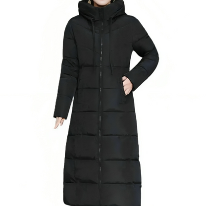 Variant image for Langer Wintermantel Damen Gepolstert mit Kapuze-6