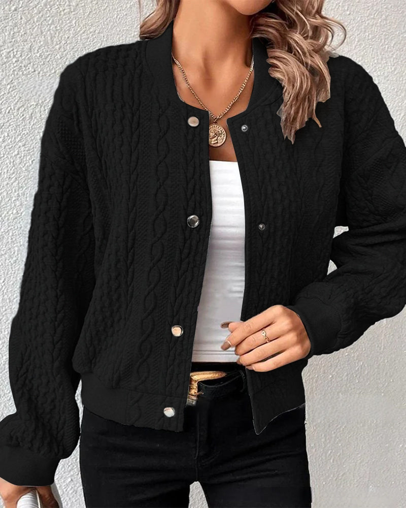 Lange Strickjacke Damen Strick aus hoher Qualität mit Praktischen Taschen 4