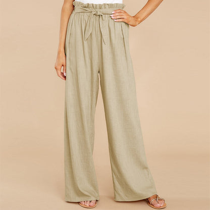 Variant image for Damen-Hose, leichtes Polyester, hohe Taille-1