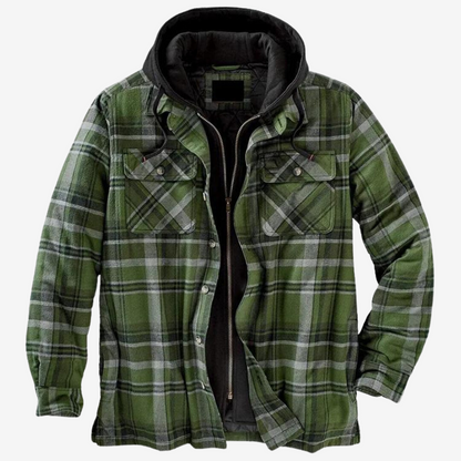 Herren-Flanelljacke, moderne Passform, weicher Flanell-4
