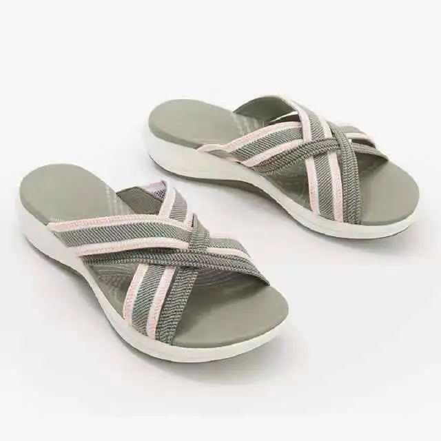 Variant image for Damen-Sandalen, lässiges atmungsaktives Design, Synthetikmaterial-28