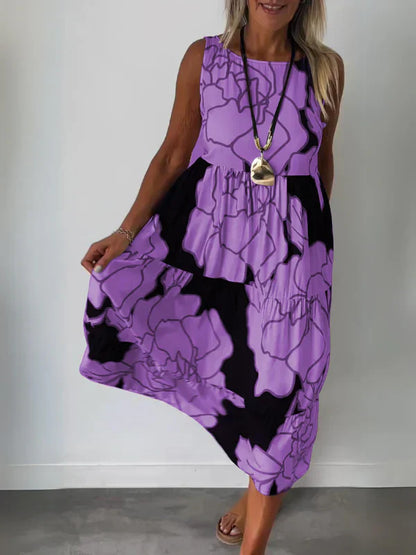 Variant image for Damen-Off-Shoulder-Kleid, bedrucktes Spandex, Polyester-41