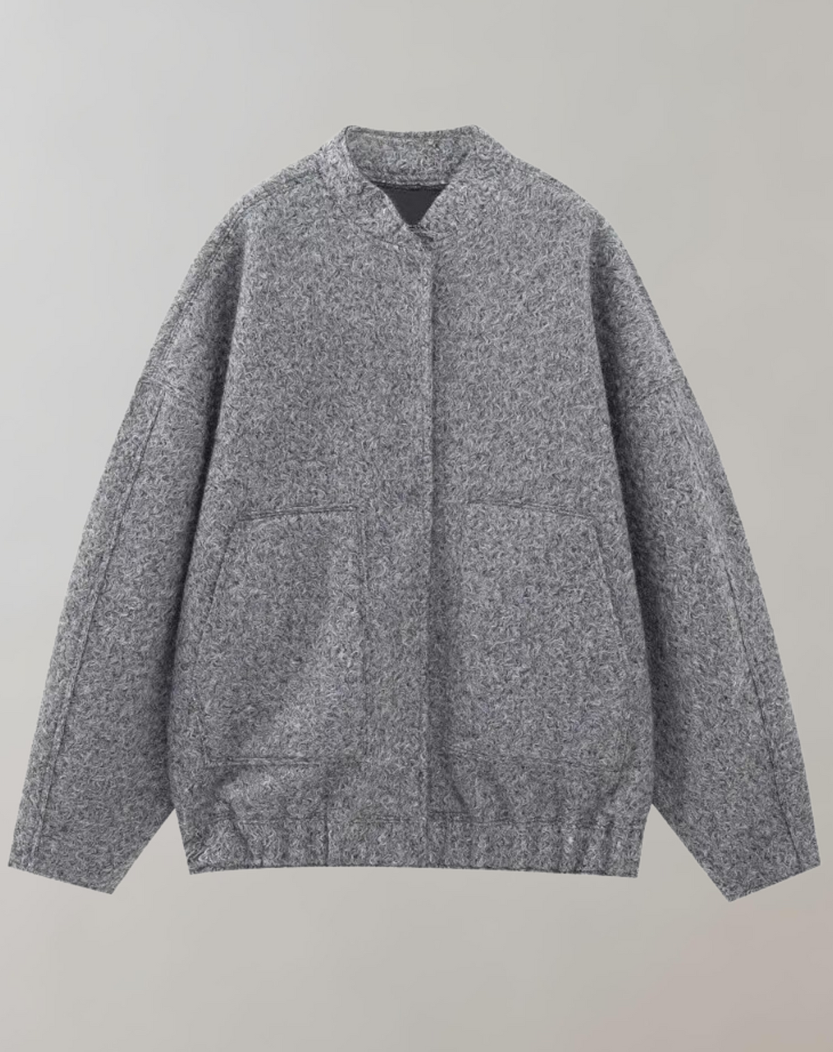 Damenjacke Bomber Lässig Polyester mit dekorativem Design 3