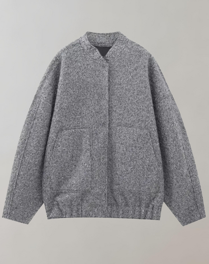Damenjacke Bomber Lässig Polyester mit dekorativem Design 3