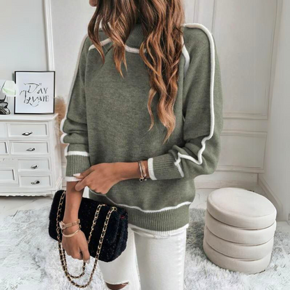 Damen-Strickpullover, elegantes Design, Acryl 2