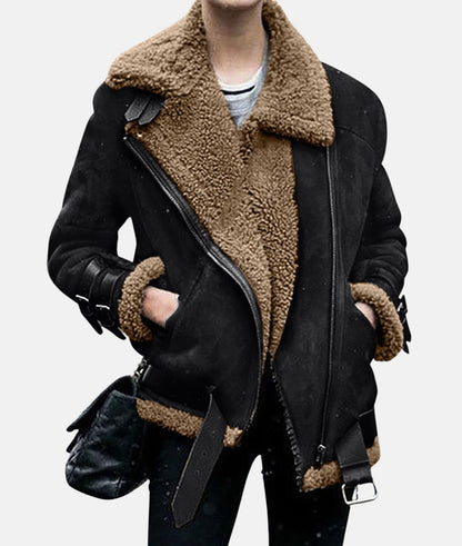 Variant image for Damenjacke Zeitloses Design Kragen Hochwertiger Stoff-8