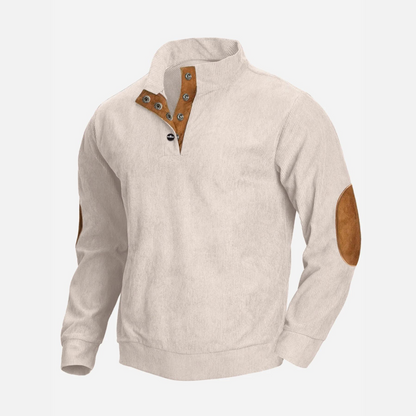 Damen-Pullover, Cord, lange Ärmel weich und bequem 5