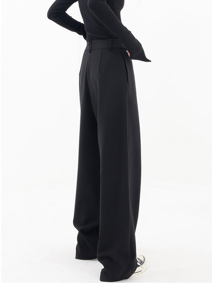 Damen-Baggyhose mit asymmetrischem Design, 100% Baumwolle-6