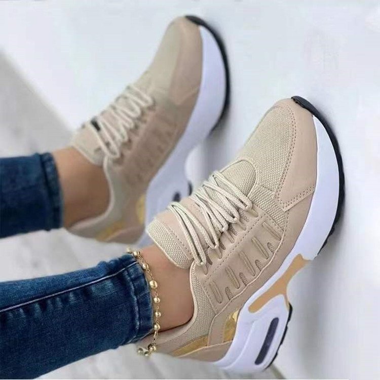 Damen-Sneaker, ergonomisches Mesh, Komfort, synthetische Sohle-3