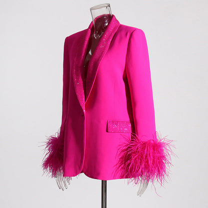 Damen-Anzug, elegant, Polyester-2