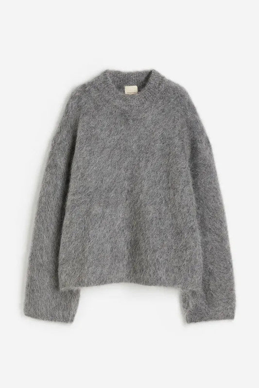 Damen-Pullover, Oversize, Mohair 1
