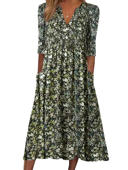 Damenkleid, trendig, bequem, 100 % Baumwolle-1