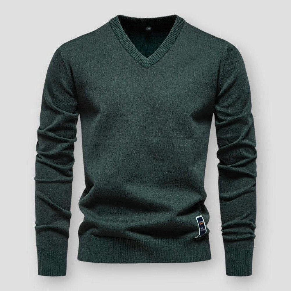 Variant image for Herrenpullover, V-Ausschnitt, weicher Wollmix, moderne Passform-13
