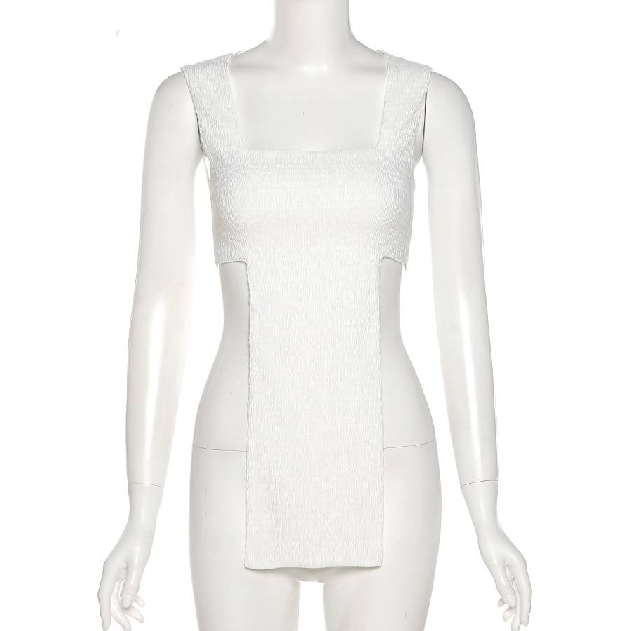 Damen-Party-Tops, asymmetrisches Design, Polyester, Spandex-5