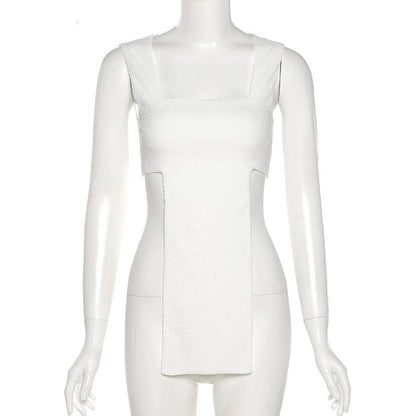 Damen-Party-Tops, asymmetrisches Design, Polyester, Spandex-5