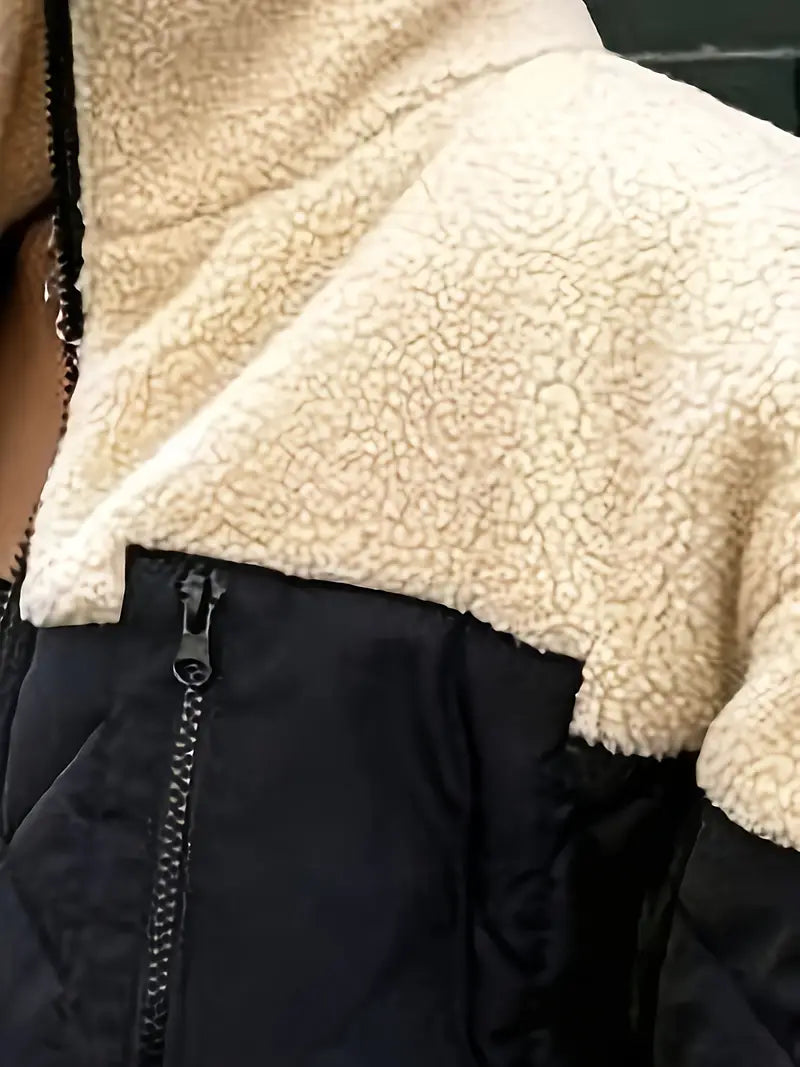 Damenjacke Daunenjacke Isoliertes Polyester Warm und Bequem 2