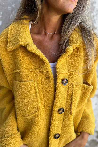 Langer Wintermantel mit Seitentaschen in hoher Qualität aus 100% Polyester-3 für Damen