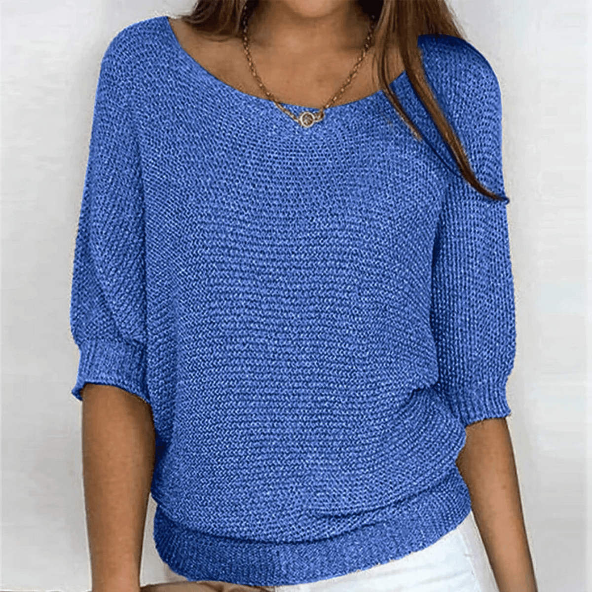 Damen-Pullover, klassisches Design, weiches Material 10