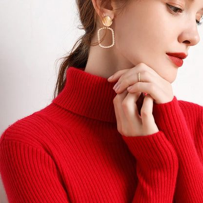 Variant image for Damen-Rollkragenpullover, Oversized Acrylmischung-5
