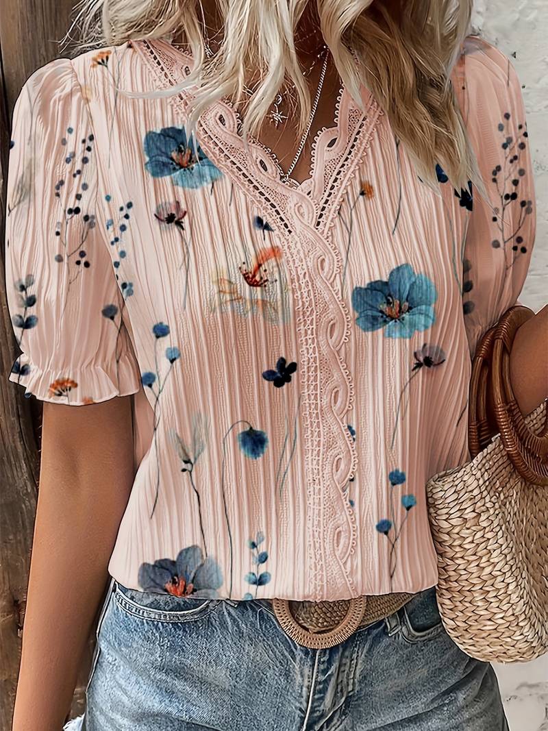 Damenbluse modernes vielseitiges Polyester 2