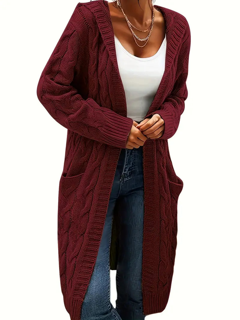 Damen-Pullover, gestricktes lockeres offenes Design, Acryl-4