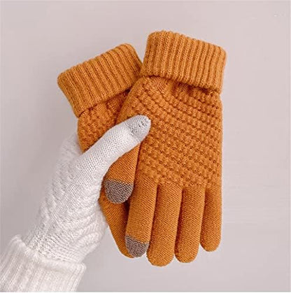 Damen Winterhandschuhe Strick Acrylmischung-1
