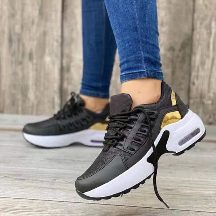 Damen-Sneaker, ergonomisches Mesh, Komfort, synthetische Sohle-4