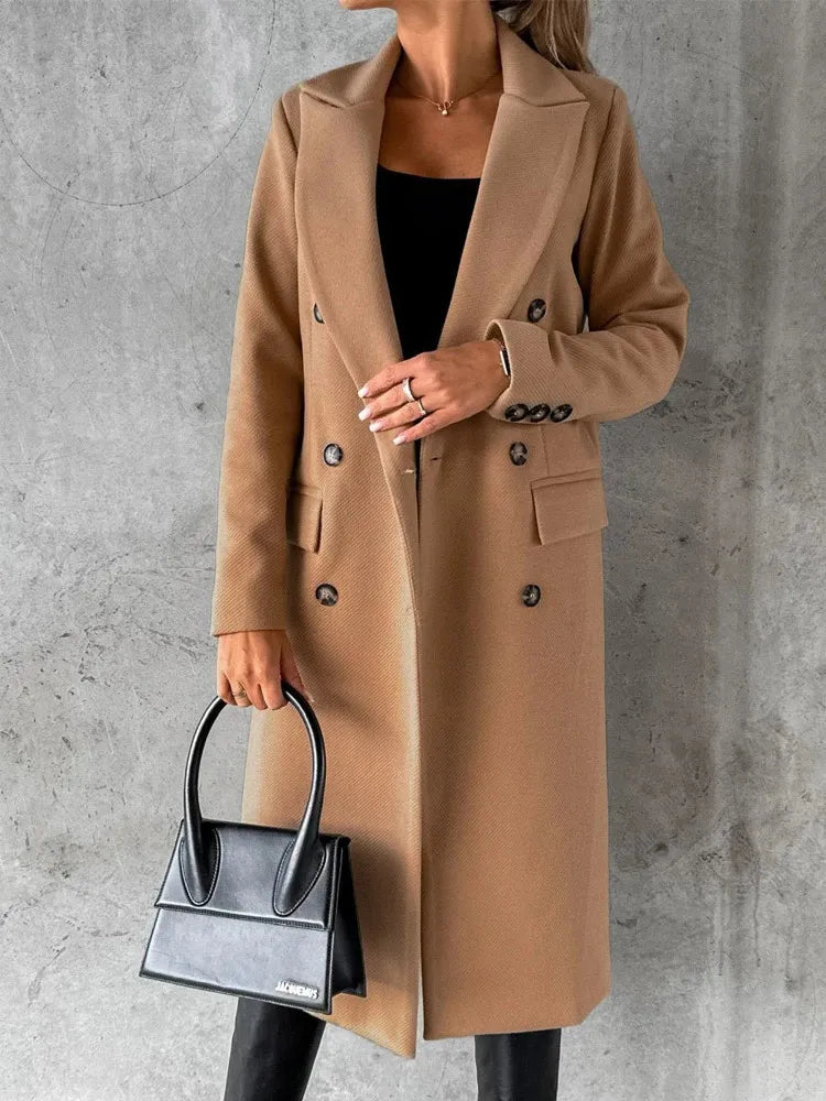 Damenjacke Elegant Minimalistisch Hochwertiges Material-4