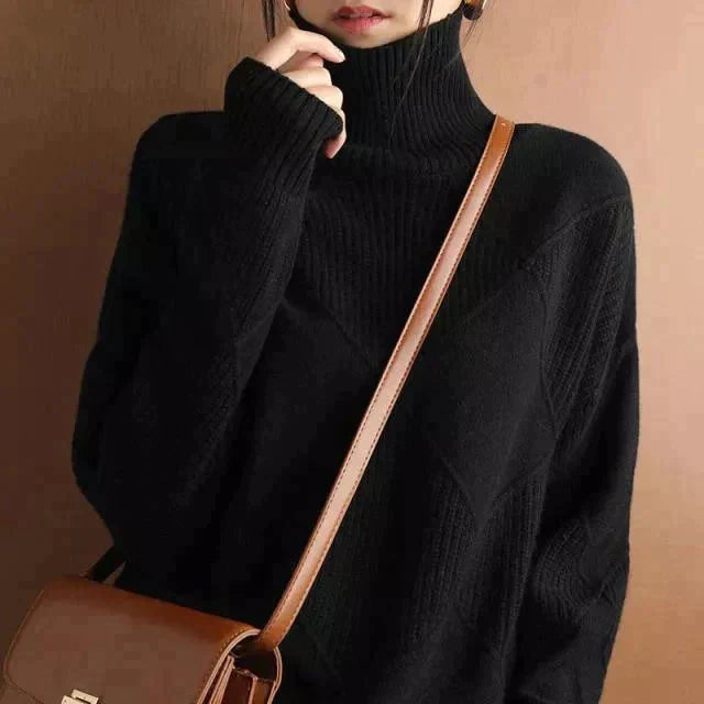 Variant image for Herren-Rollkragenpullover, im Vintage-Stil, Design, nachhaltiges Material-26