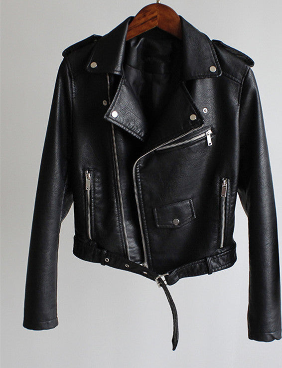 Variant image for Damen-Lederjacke, kurz, wasserbeständiges Polyester-2