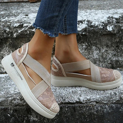 Herren-Sandalen, atmungsaktiv, Netz, Gummiplattform-1