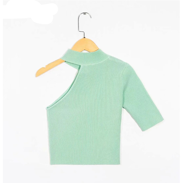 Variantenbild für Damen-T-Shirt, kurzärmelig, gestreift, Polyester-Acryl-8