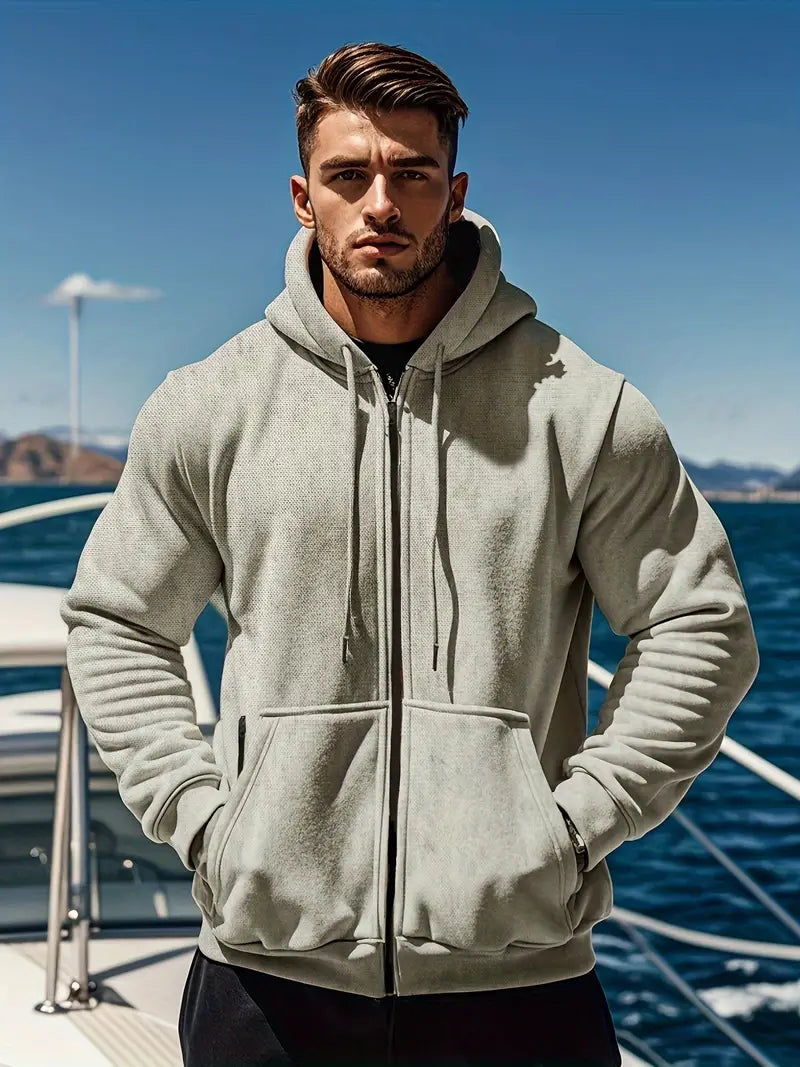 Damen-Hoodie mit Reißverschluss Weicher Atmungsaktiver Stoff-1