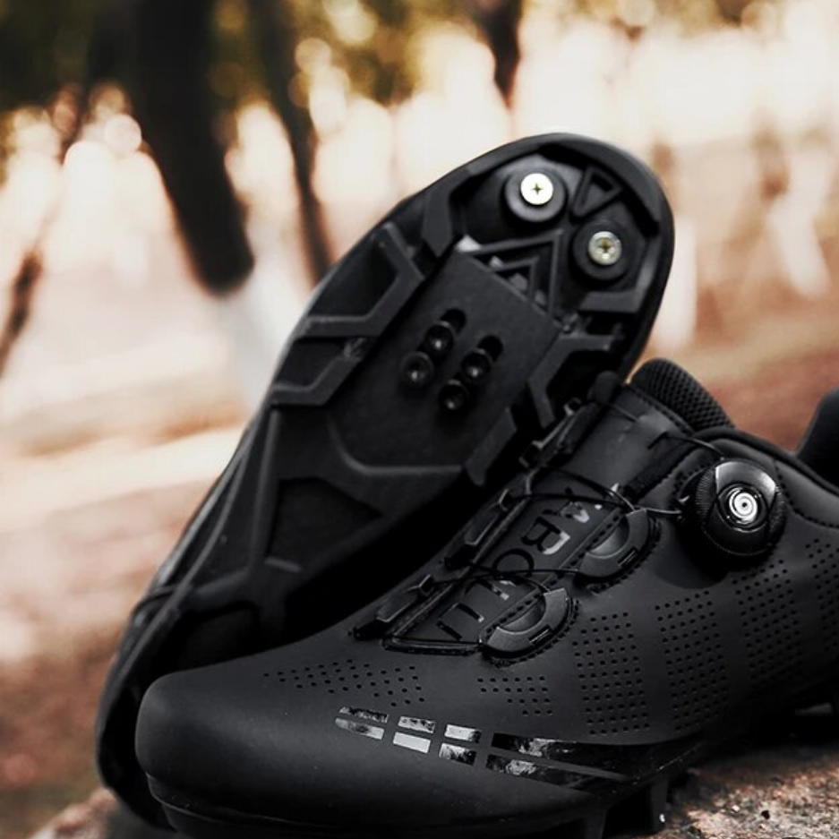Herren-Radschuhe, ergonomisches Design, atmungsaktive Materialien, für MTB und Straße-6