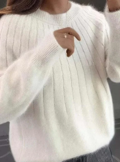 Variant image for Damen-Strickpullover, flauschiges Kaschmir, für Alltag und Fest-25