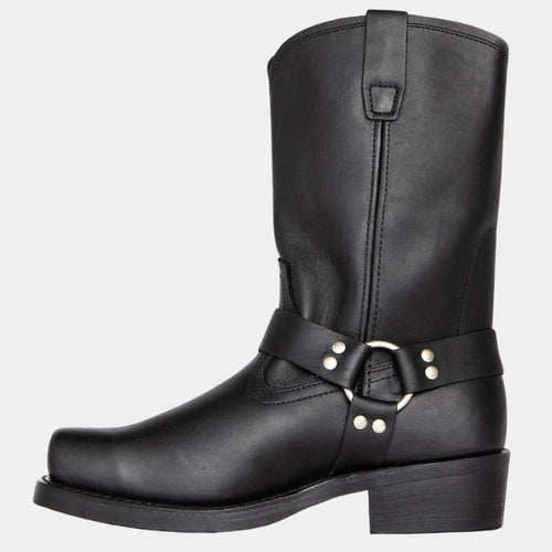 Herren-Stiefel, Cowboy, Vintage, Leder, langlebiges Design-1