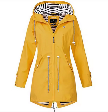 Variant image for Wasserdichte Damenjacke mit Kapuze Elegantes Design Leichtes Polyester-32